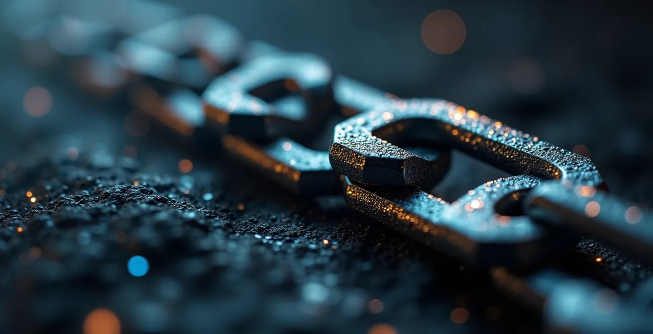 Ilustración de cadena de custodia digital para contratos con hash criptográfico