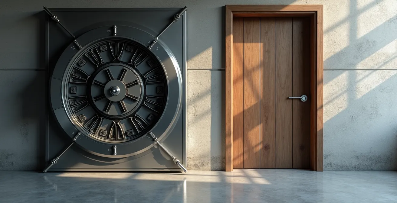 Ilustración mostrando la diferencia entre generación local de códigos TOTP versus recepción por SMS