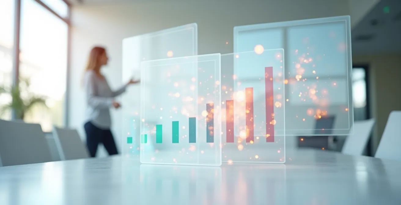Dashboard interactivo mostrando métricas clave en tiempo real para inversores