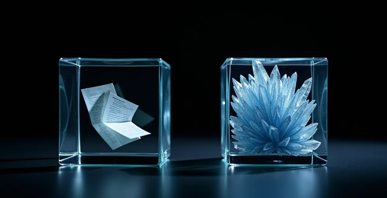 Comparación visual entre nube estándar y nube de conocimiento cero